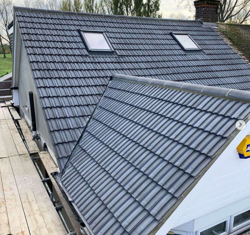 New tiled roof replacement in Caterham