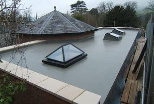 Flat roofing installation in Caterham
